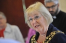 Gill Mattock, Mayor of Eastbourne.